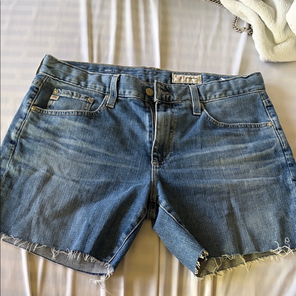 AG Adriano Goldschmied Blue Jean Shorts